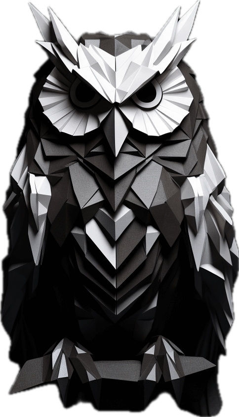 Geometric owl