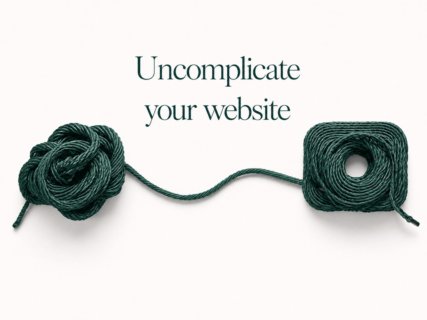Uncomplicate your website